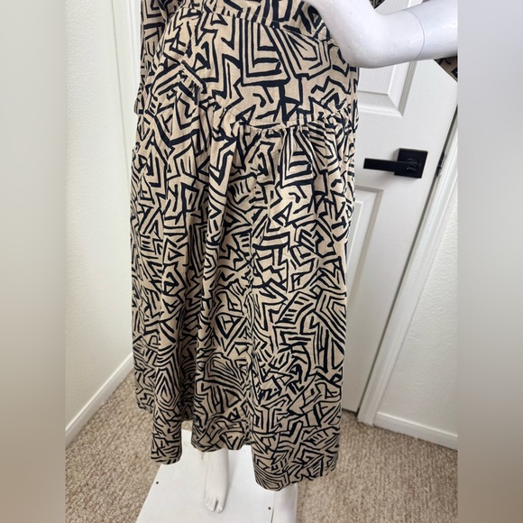 Betsy’s Things Geometric Patterned Black and Cream Dress.  #172 - Picture 11 of 16
